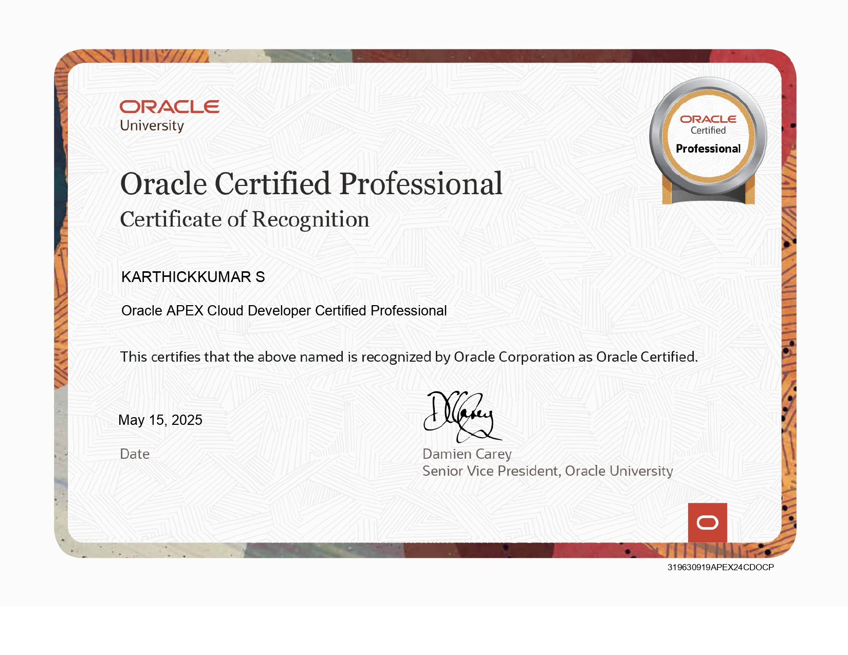 Oracle APEX Cloud Developer